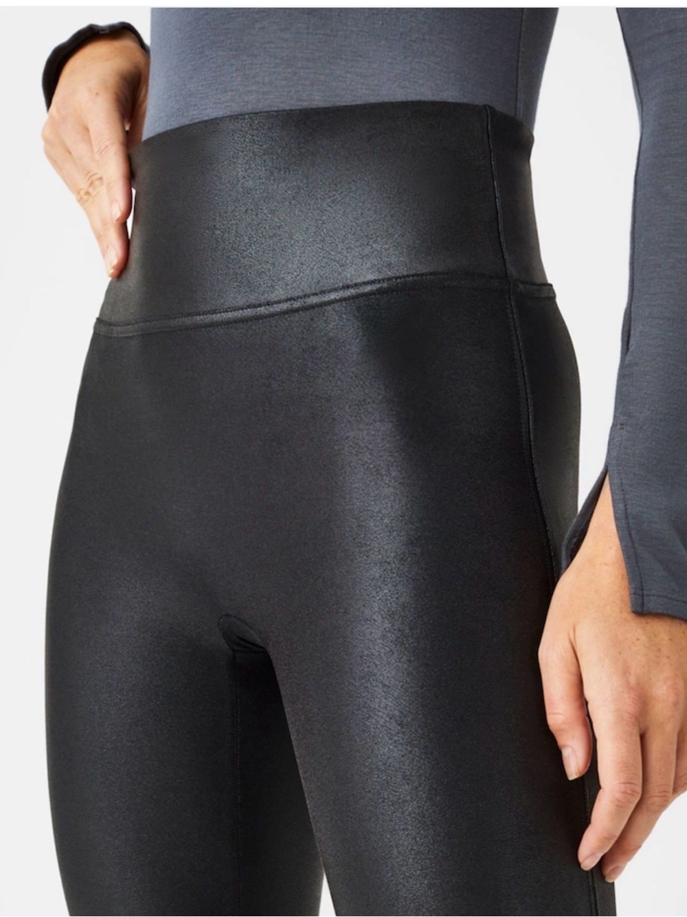 Like new spanx faux leather leggings